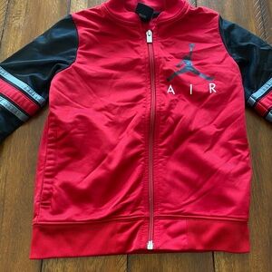 Jordan Red and Black Sports Jacket